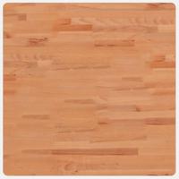 Tafelblad vierkant 70x70x2,5 cm massief beukenhout - thumbnail