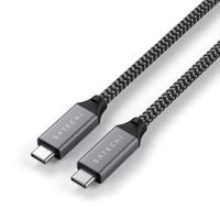Satechi ST-U4C25M USB-C-kabel USB 4.0 USB-C stekker 0.25 m Grijs - thumbnail