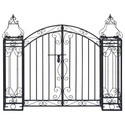 VidaXL Poort decoratief 122x20,5x100 cm smeedijzer