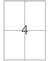 Etiket Office 105x148mm 400 stuks - thumbnail