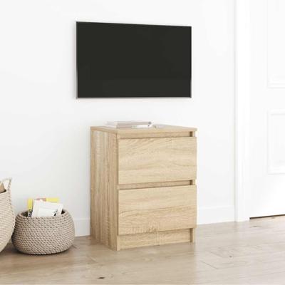 Tv-meubel 40x35x54 cm spaanplaat sonoma eikenkleurig