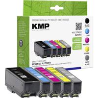 KMP Inktcartridge vervangt Epson 33XL, T3357, T3351, T3361, T3362, T3363, T3364 Compatibel Combipack Zwart, Cyaan, Magenta, Geel E216VX 1633,4055 - thumbnail