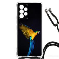 Samsung Galaxy A53 Case Anti-shock Papegaai - thumbnail