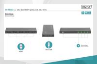 Digitus DS-45323 video splitter HDMI - thumbnail