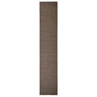 VidaXL Vloerkleed 66x350 cm natuurlijk sisal bruin - thumbnail