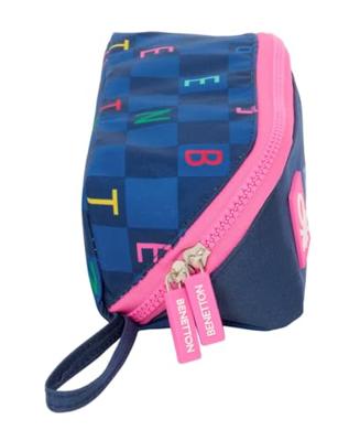 Alleshouder Benetton Damero Marineblauw 20 x 8 x 8 cm