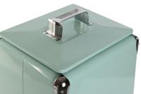 Koelbox Home ESPRIT Groen PVC Metaal Staal Polypropyleen 17 L 32 x 24 x 43 cm - thumbnail