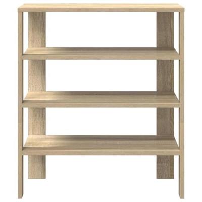 VidaXL Schoenenrek 61x32x70 cm bewerkt hout sonoma eikenkleurig