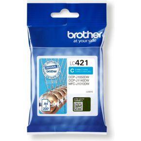 Brother Inktcartridge LC-421C Origineel Cyaan LC421C Brother Inktcartridge LC-421C Origineel Cyaan LC421C