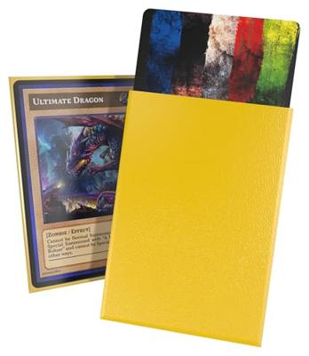 Ultimate Guard Cortex Sleeves Matte Japanese Size (60) - Yellow Ultimate Guard Cortex Sleeves Matte Japanese Size (60) - Yellow