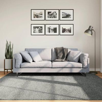 VidaXL Vloerkleed pamplona shaggy hoogpolig modern 200x200 cm groen