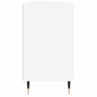 Badkamerkast 80x33x60 cm bewerkt hout wit - thumbnail