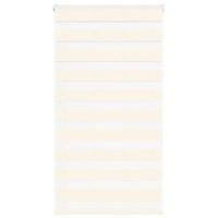 VidaXL Zebra rolgordijn 85x100 cm stofbreedte 80,9 cm marmerbeige - thumbnail