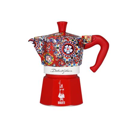 Percolator Bialetti MOKA D&G Aluminium Bakeliet 3 Koppar
