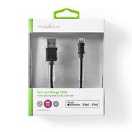 Data en Oplaadkabel Apple Lightning - USB A Male [CCGW39300BK10] - thumbnail
