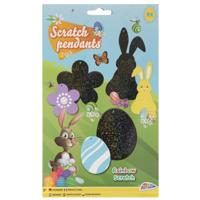 Creative Craft Group Scratch hangers pasen, 9st. - thumbnail