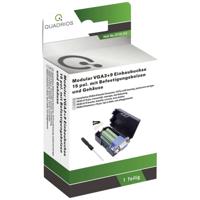 Quadrios 2010C255 VGA-connector Bus, recht Aantal polen: 15 Zwart 1 set(s) - thumbnail