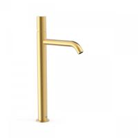 Wastafelmengkraan Tres Study Exclusive 40,5 cm 1-Knop Rond Mat Goud Tres - thumbnail