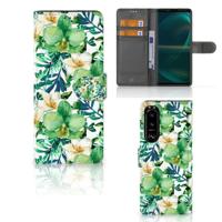 Sony Xperia 5III Hoesje Orchidee Groen - thumbnail