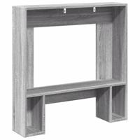 Haardombouw 81x18x82 cm bewerkt hout grijs sonoma eikenkleur - thumbnail