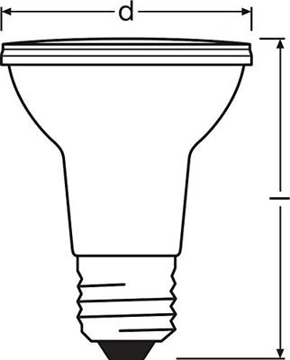 OSRAM HOMELIGHTING 4058075433120 LED-lamp Energielabel G (A - G) E27 Reflector 6.4 W = 50 W Warmwit (Ø x l) 65 mm x 88 mm 1 stuk(s) OSRAM HOMELIGHTING 4058075433120 LED-lamp Energielabel G (A - G) E27 Reflector 6.4 W = 50 W Warmwit (Ø x l) 65 mm x 88 mm 1 stuk(s)