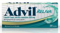 Advil Reliva Liquid Capsules 200 mg - voor pijn en koorts - thumbnail