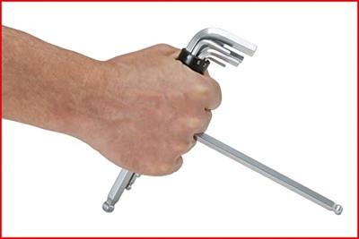 KS TOOLS Ks-tools hoeksleutel set "3 in 1" pin key set 8 pcs. 6-point inside