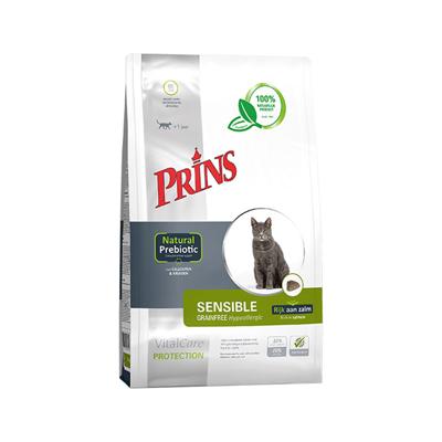 Prins Vitalcare Protection Sensible Graanvrij Hypoallergenic kattenvoer 1,5kg
