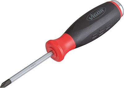 Vigor V3601 V3601 Kruiskop schroevendraaier 1 Koplengte: 182 mm Vigor V3601 V3601 Kruiskop schroevendraaier 1 Koplengte: 182 mm