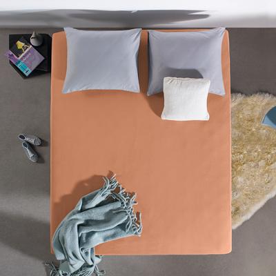 Dreamhouse - Hoeslaken Dubbel Jersey - Pastel Oranje - 80/90/100 x 200/210/220 Dreamhouse - Hoeslaken Dubbel Jersey - Pastel Oranje - 80/90/100 x 200/210/220