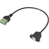 Renkforce USB 2.0 Adapterkabel [1x USB 2.0 bus B - 1x Klemverbinding] RF-6443972 30 cm PVC-mantel - thumbnail