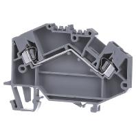 WAGO 780-601 Doorgangsklem 5 mm Spanveer Toewijzing: L Grijs 50 stuk(s)