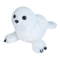 Wild Republic knuffel zeehond junior 20 cm pluche wit - thumbnail