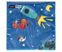 Duni Servetten Space 33x33 cm 20 Stuks - thumbnail