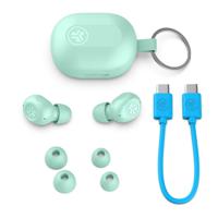 JLab JBuds Mini True Wireless Earbuds,Koptelefoon in het oor, Bluetooth-oortelefoon met microfoon, draadloze oordopjes, TWS Bluetooth-oordopjes met microfoon, USB-oplaadetui, EQ3-geluid, Mint Green - thumbnail
