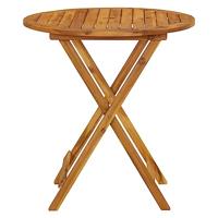 Tuintafel inklapbaar 70 cm massief acaciahout - thumbnail