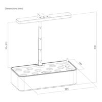 GreenBlue Intelligent Indoor Plant Growing System, SMART pot, 4L inhoud, voor 12 planten, full spectrum LED's, GB133 - thumbnail