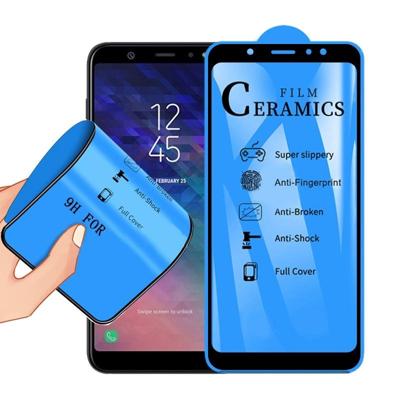 2.5 d volledige lijm volledige cover keramiek film voor Galaxy A6 plus (2018) 2.5 d volledige lijm volledige cover keramiek film voor Galaxy A6 plus (2018)