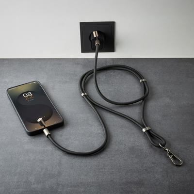 Intenso USB-C-kabel USB 2.0 USB-C stekker, USB-C stekker 1.65 m Black Telefoonkoord 7991000 - thumbnail