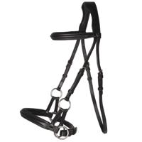 Harrys Horse Side Pull hoofdstel zwart maat:cob - thumbnail