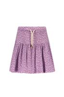 Like Flo Meisjes rok viscose crepe - Lilac stippen - thumbnail