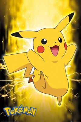 Poster Pokémon - Pikachu Neon 61x91,5cm Poster Pokémon - Pikachu Neon 61x91,5cm