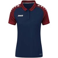 JAKO 6322D Polo Performance Dames - Marine/Rood - 42 - thumbnail