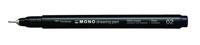 Tombow • fineliner mono drawing pen, line width 02 (approx. 0.30 mm), black - thumbnail