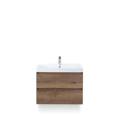 Maxx XL Badmeubelset 80 cm - Tabacco - Wastafel Just 1 kraangat