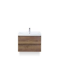 Maxx XL Badmeubelset 80 cm - Tabacco - Wastafel Just 1 kraangat - thumbnail