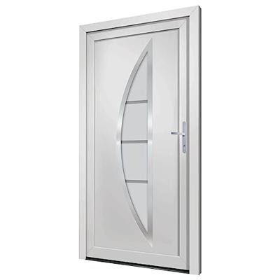 Voordeur 98x200 cm PVC wit
