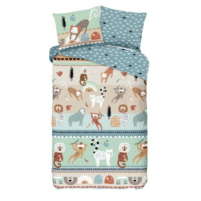 Good Morning Kinderdekbedovertrek "dieren" - Multi - (135x200 cm) - Katoen Good Morning Kinderdekbedovertrek "dieren" - Multi - (135x200 cm) - Katoen