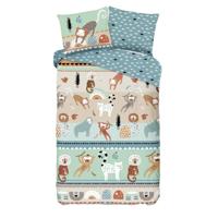 Good Morning Kinderdekbedovertrek "dieren" - Multi - (135x200 cm) - Katoen - thumbnail