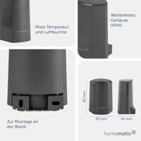 Homematic IP HmIP-STHO-A Temperatuursensor en luchtvochtigheidssensor Draadloos - thumbnail